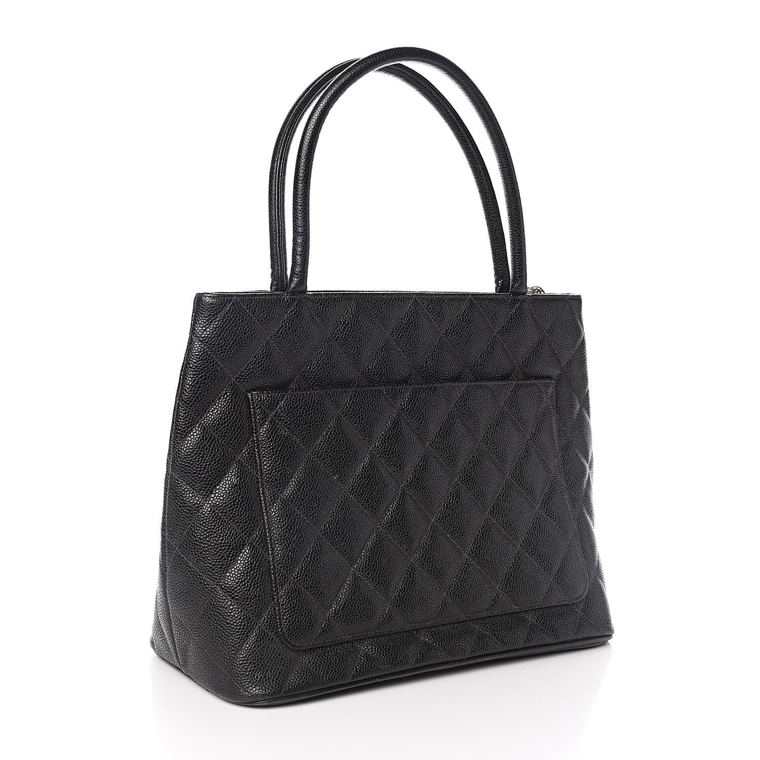 Chanel Caviar Quilted Medallion Tote Black 3 of 15