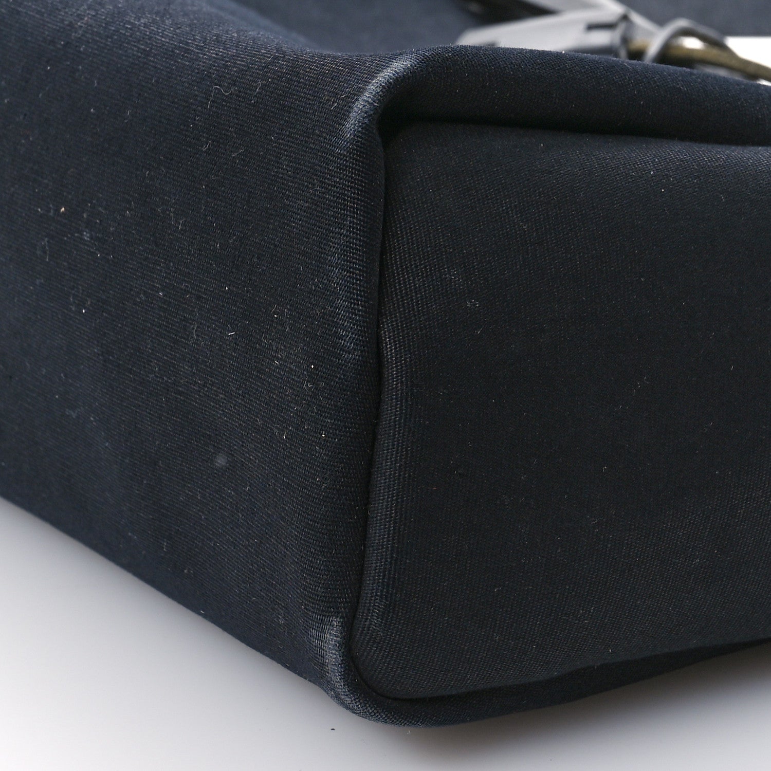 Hermes Toile Vache Calfskin Herbag 30 PM Black 10 of 13