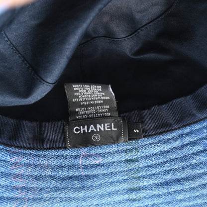 Chanel Denim Mood Cloche Bucket Hat S Blue 8 of 8