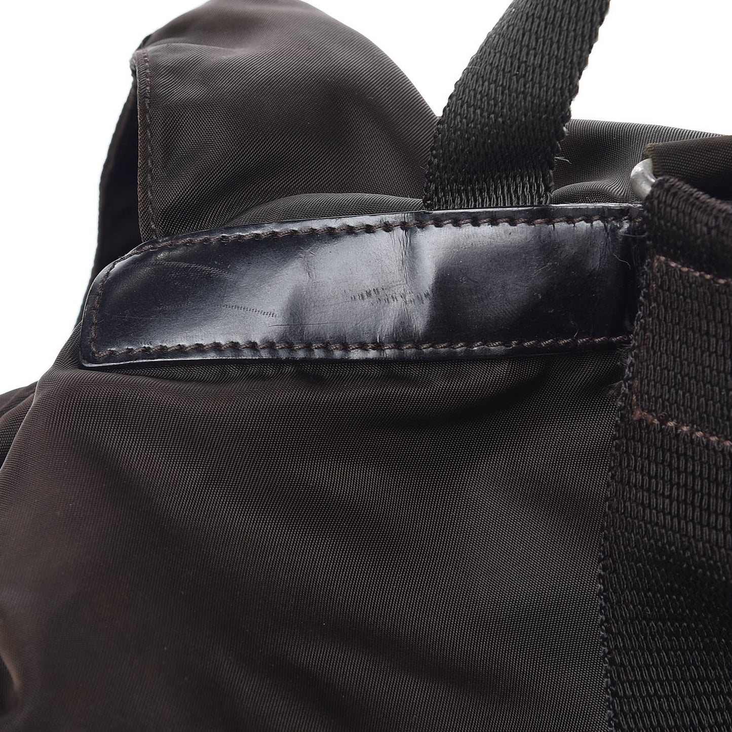 Nylon Vela Small Backpack Ebano