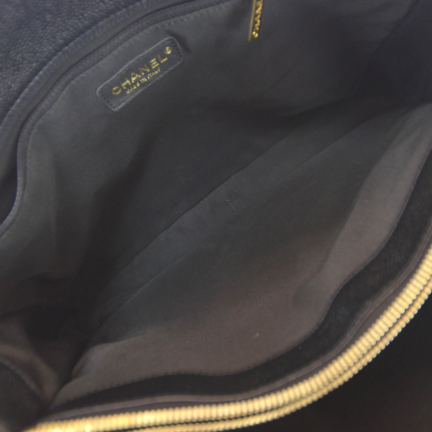 Chanel Caviar Grand Shopping Tote GST Black 9 of 10