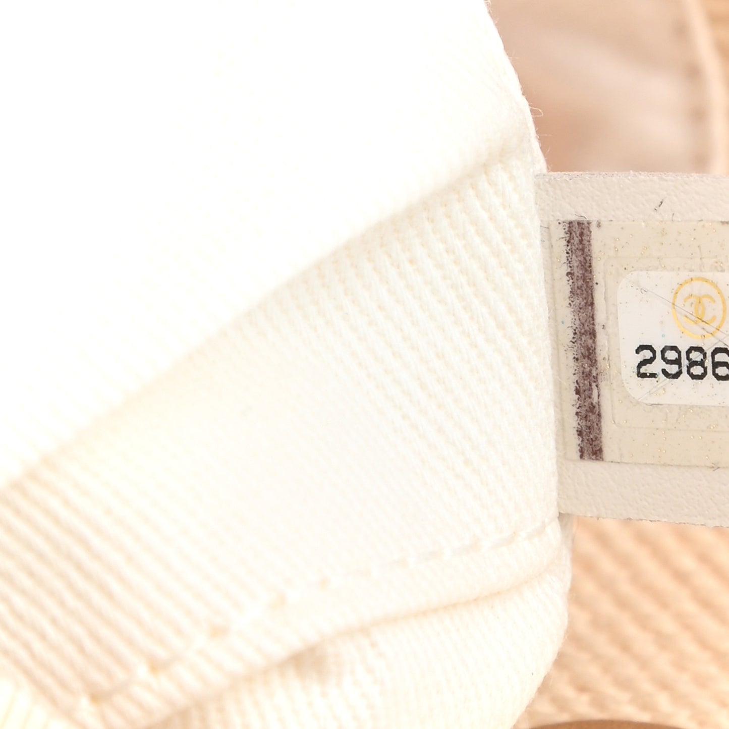 Canvas Pearl Medium Deauville Tote Ecru Beige