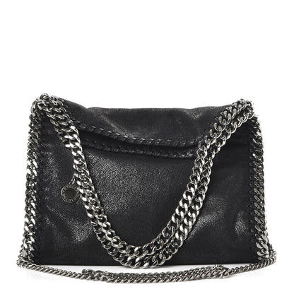 Stella McCartney Shaggy Deer Mini Falabella Tote Black 1 of 9