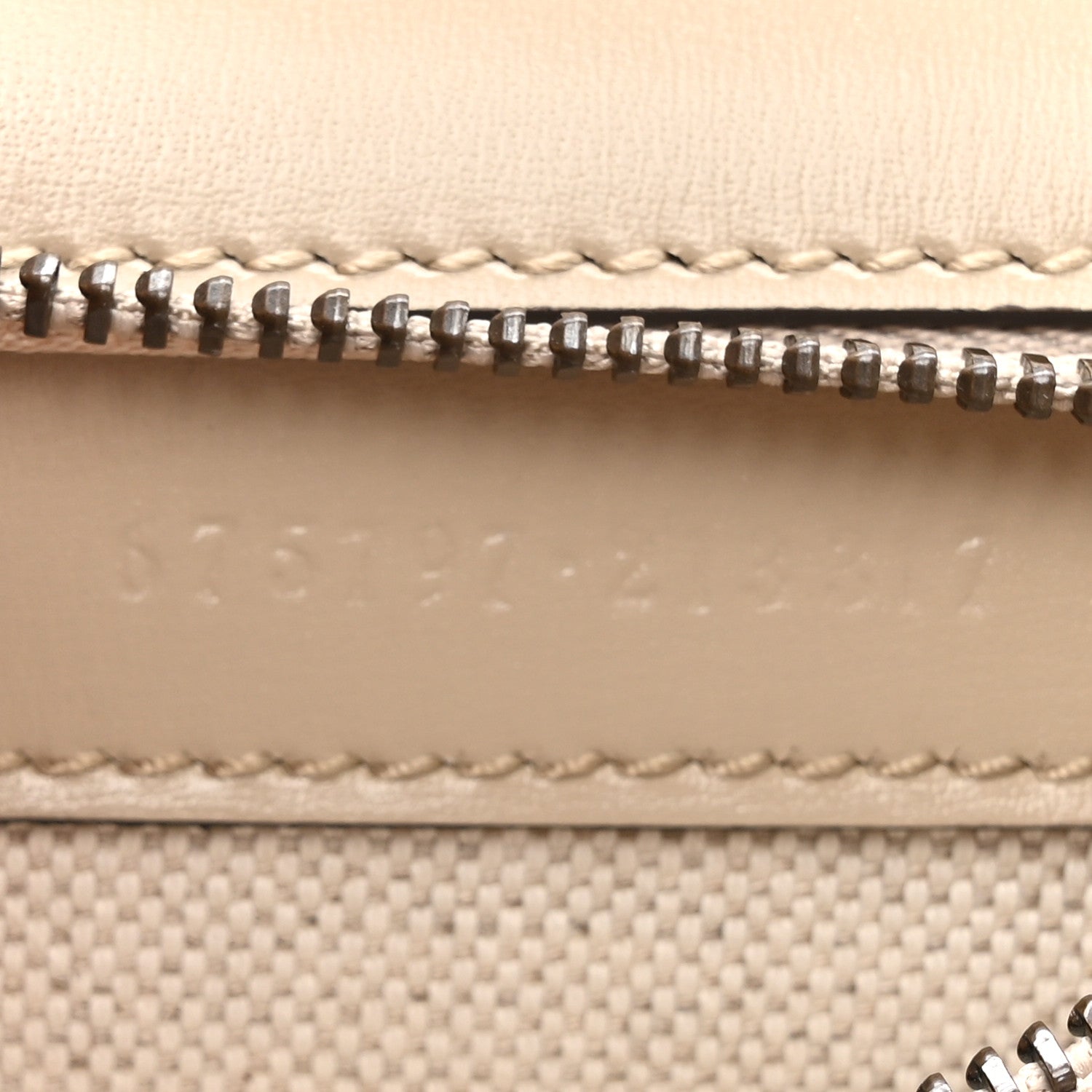 Gucci Boarded Dyana Lux Calfskin Web Small Bamboo 1947 Top Handle Bag Oatmeal 8 of 11