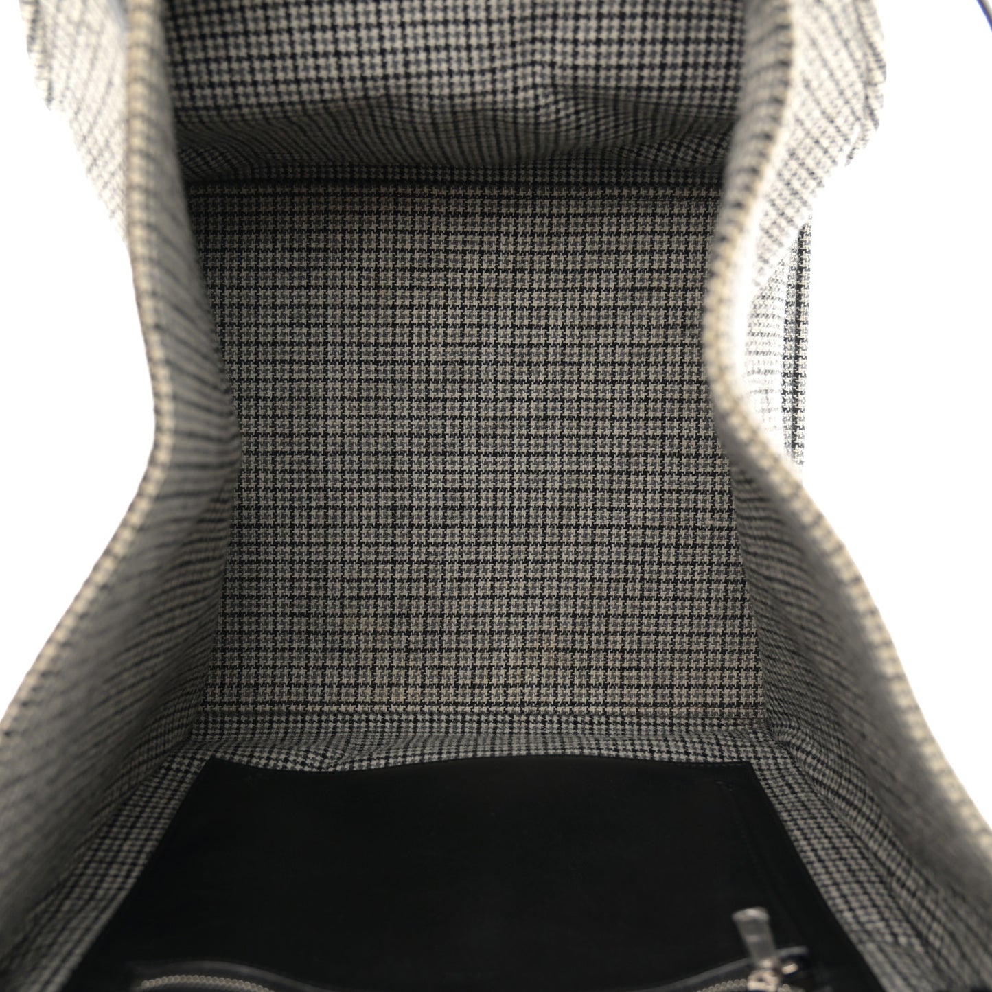 Tweed Smooth Calfskin Medium Big Bag Black