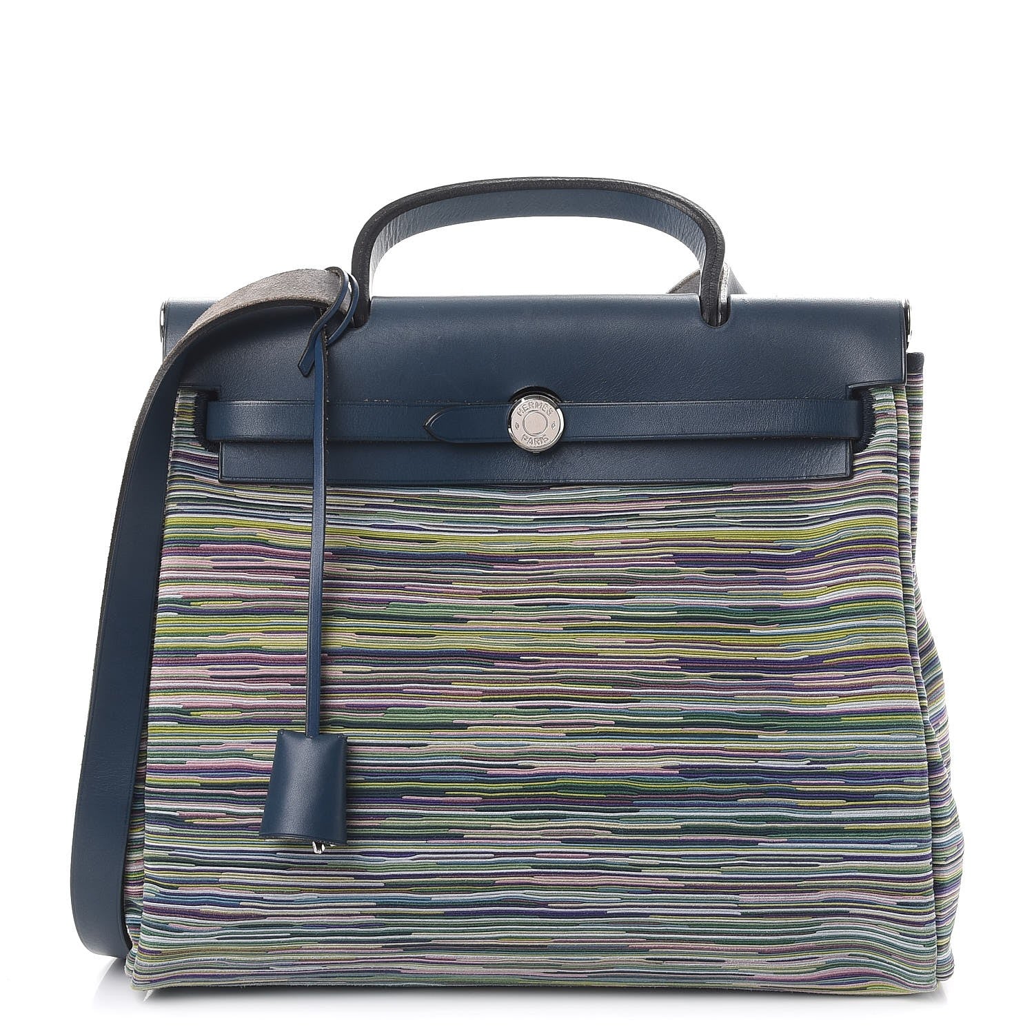 Hermes Barenia Vibrato Herbag 30 PM Indigo 1 of 13