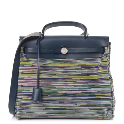 Hermes Barenia Vibrato Herbag 30 PM Indigo 1 of 13