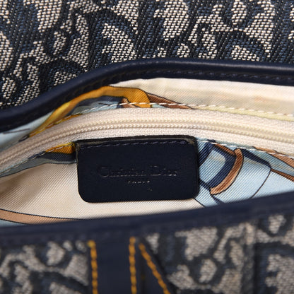 Christian Dior Monogram Saddle Bag Blue 7 of 8