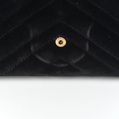 Gucci Velvet Matelasse GG Marmont Chain Wallet Black 11 of 11