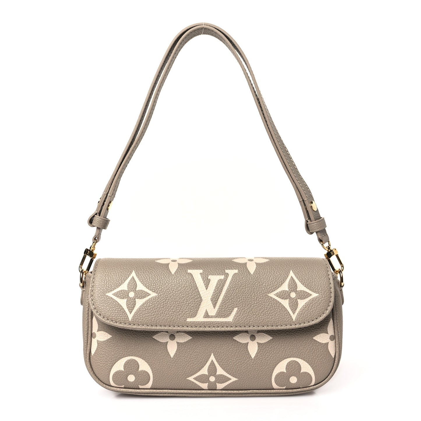 Empreinte Monogram Giant Ivy Wallet On Chain Tourterelle Creme