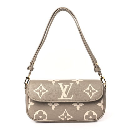 Louis Vuitton Empreinte Monogram Giant Ivy Wallet On Chain Tourterelle Creme 1 of 9