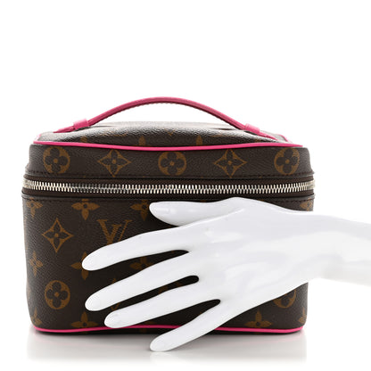 Louis Vuitton Monogram Macassar Nice Mini Fuchsia 2 of 8