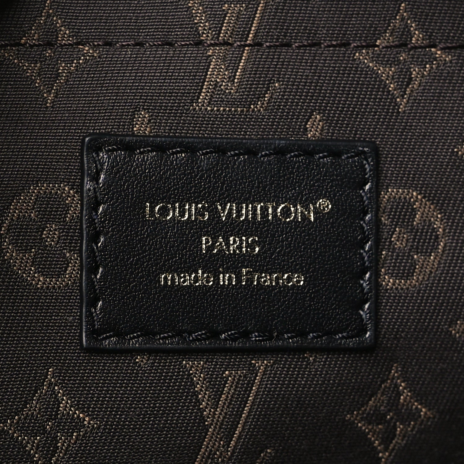 Louis Vuitton Lambskin Pixel Effect Biker MM Dark Denim 6 of 9