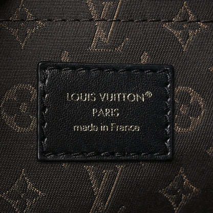 Louis Vuitton Lambskin Pixel Effect Biker MM Dark Denim 6 of 9