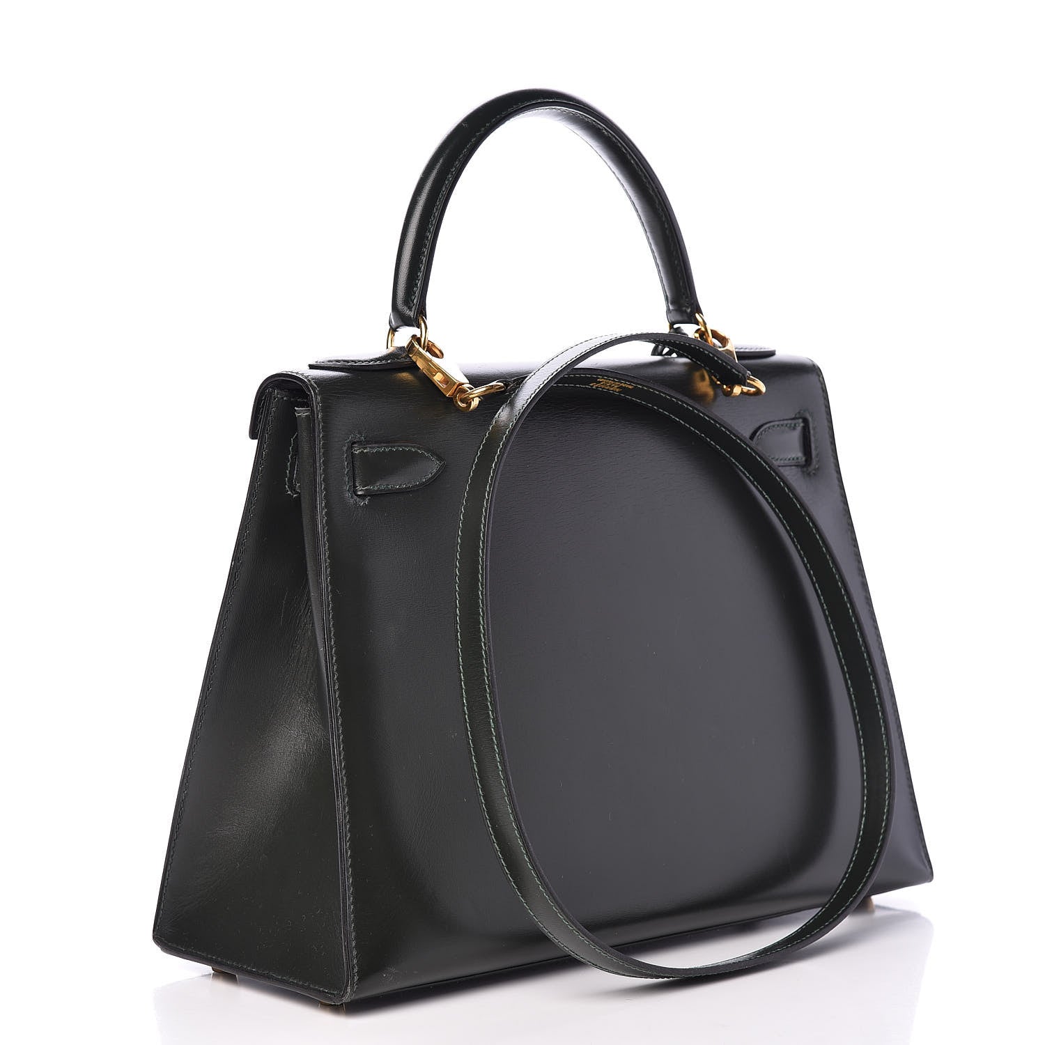 Hermes Box Kelly Sellier 28 Vert Fonce 3 of 49