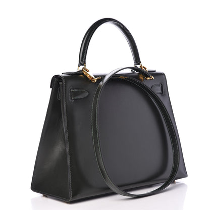 Hermes Box Kelly Sellier 28 Vert Fonce 3 of 49