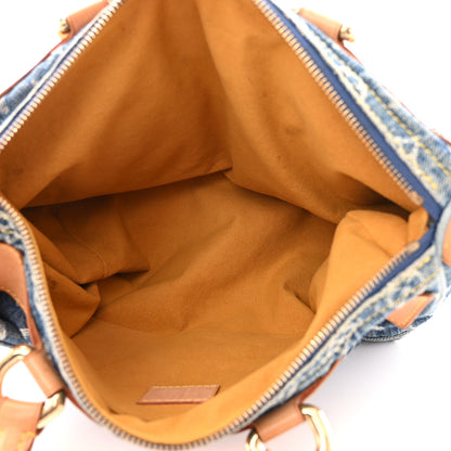 Louis Vuitton Monogram Denim Neo Speedy Blue 6 of 18