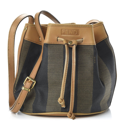 Fendi Pequin Bucket Bag Tobacco 1 of 9