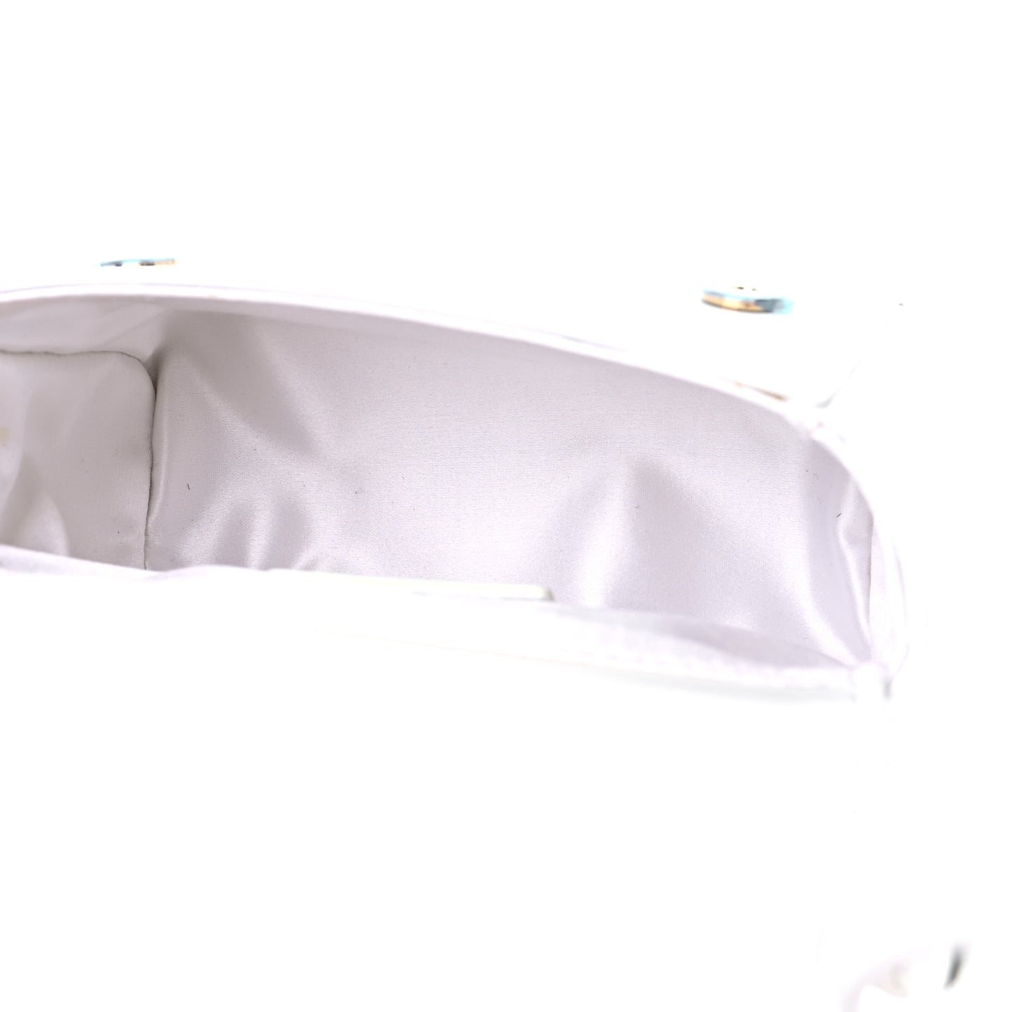 Calfskin Top Handle Bag White