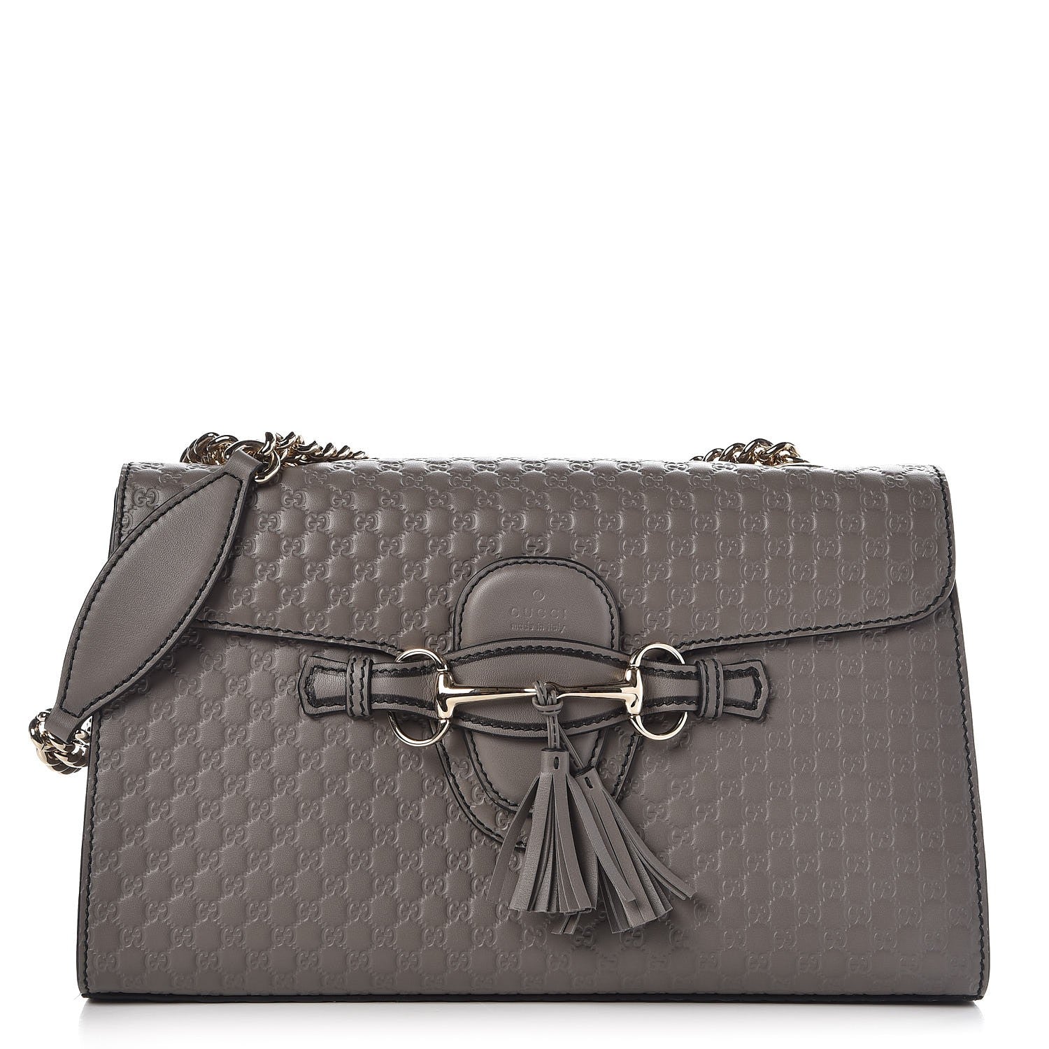 Gucci Soft Microguccissima Medium Emily Chain Shoulder Bag Loess 1 of 9