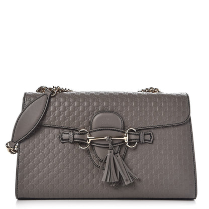 Gucci Soft Microguccissima Medium Emily Chain Shoulder Bag Loess 1 of 9