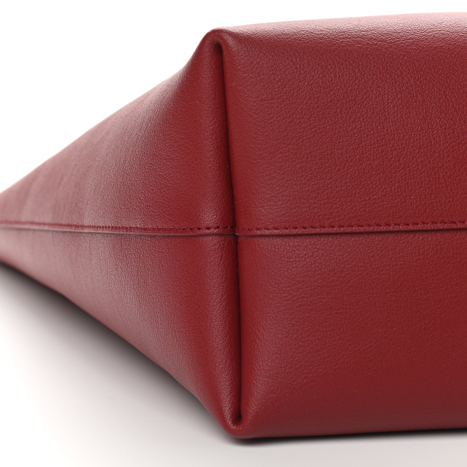 Saint Laurent Calfskin Large Shopping Tote Opyum Red 9 of 10