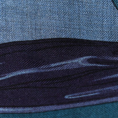 Hermes Cashmere Silk Della Cavalleria Shawl 140 7 of 8