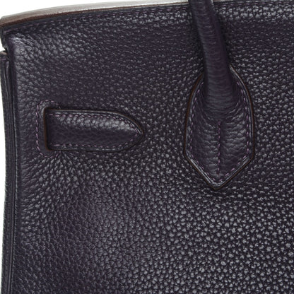 Hermes Togo Birkin 30 Raisin 7 of 25