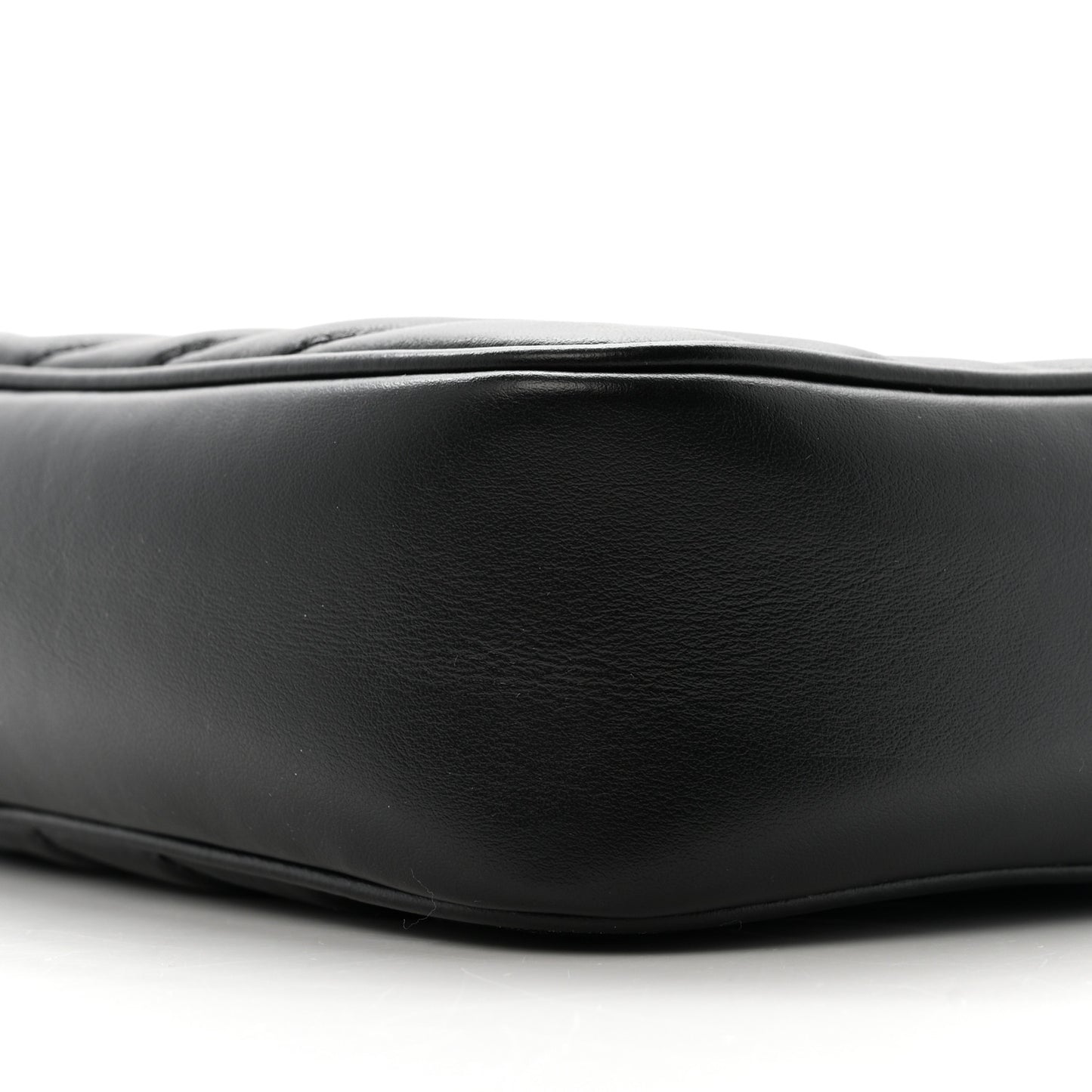 Calfskin Matelasse Monogram Monochrome Lou Camera Bag Black