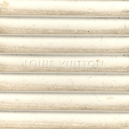 Louis Vuitton Calfskin Monogram Debossed Time Out Sneakers 39.5 White Gold 8 of 9