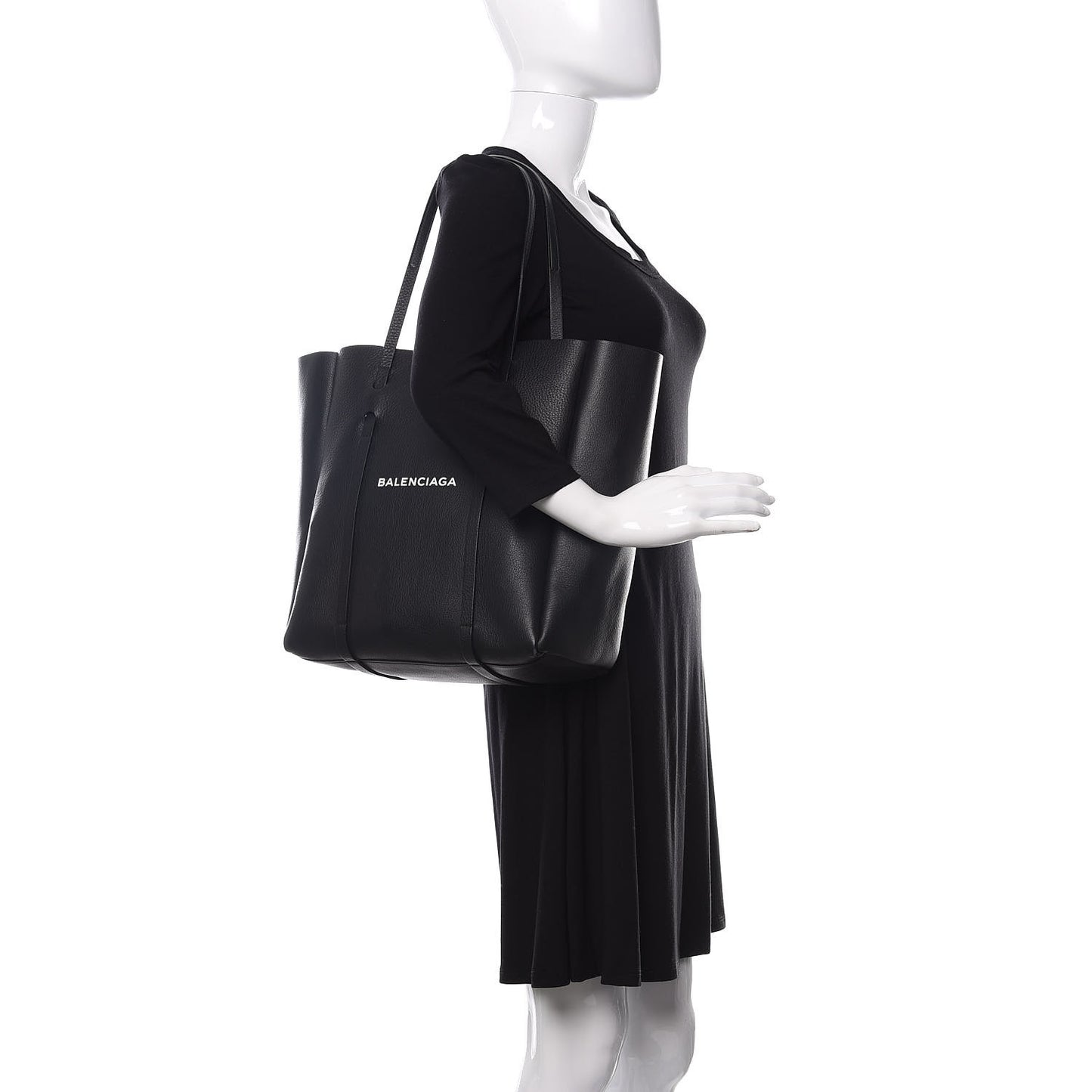 Calfskin Small Everyday Tote Black