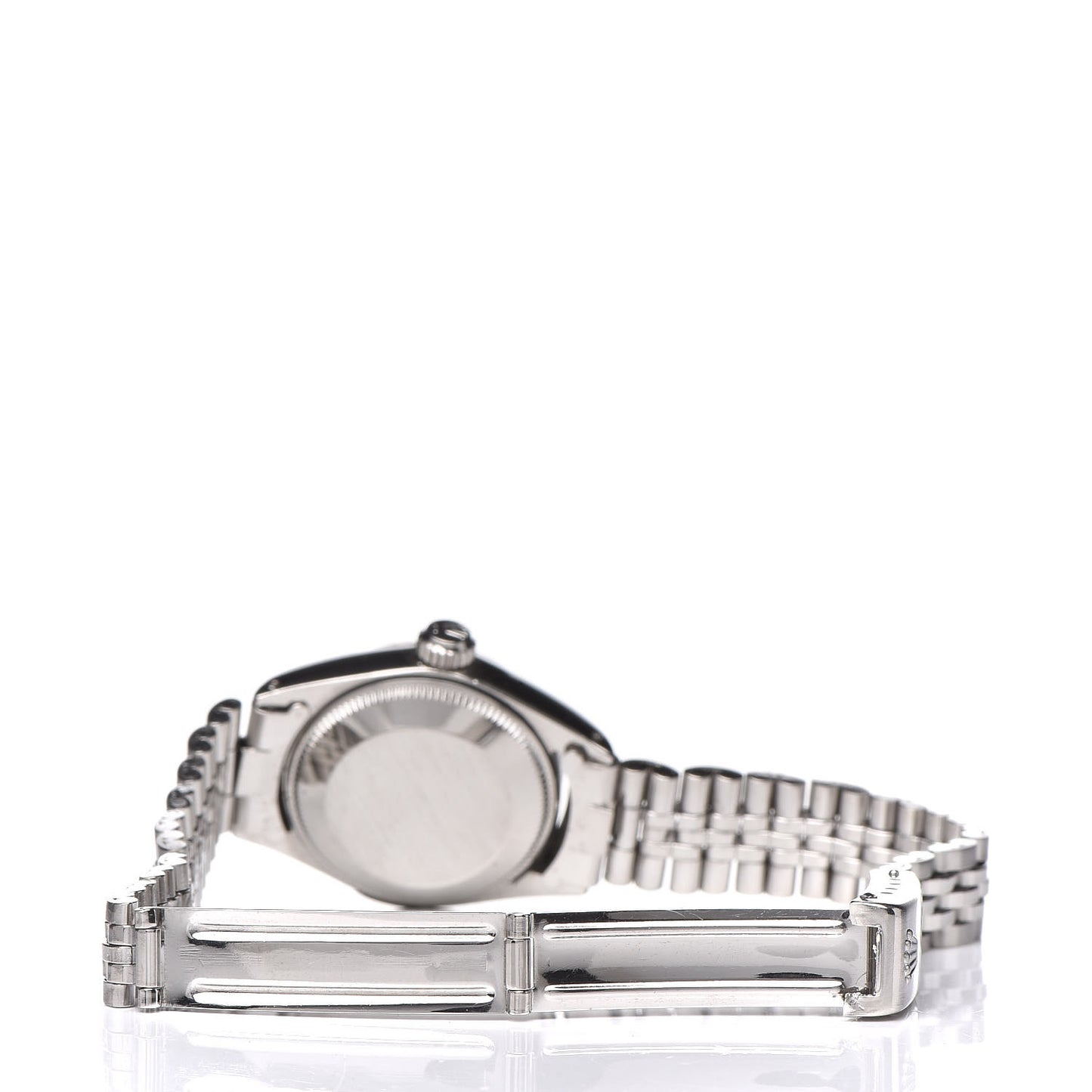 Stainless Steel 18K White Gold 26mm Oyster Perpetual Date Watch Silver 6917