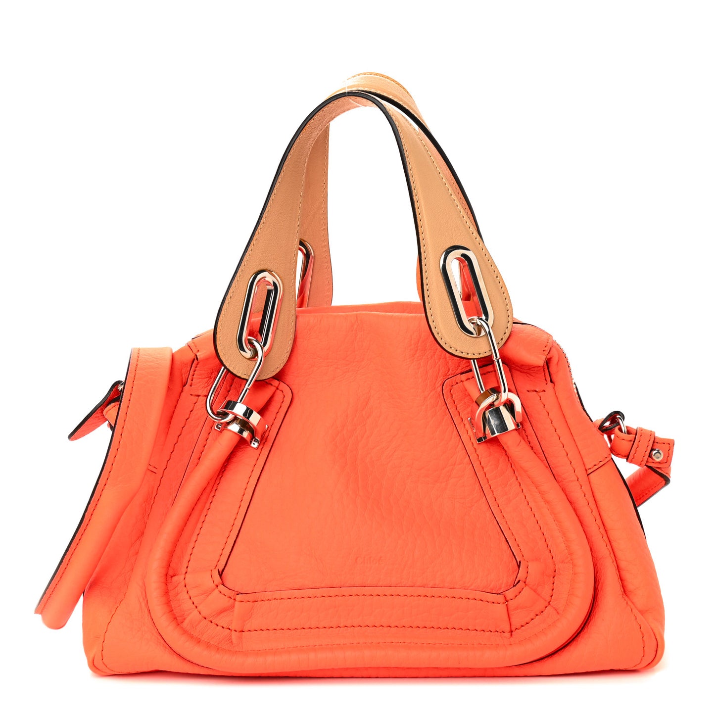 Calfskin Small Paraty Orange Fizz