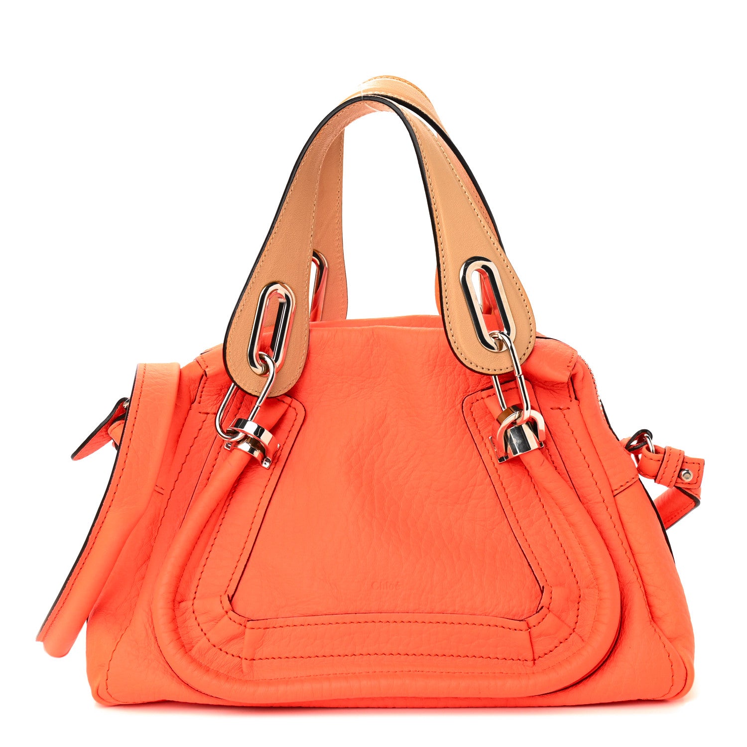 Chloe Calfskin Small Paraty Orange Fizz 1 of 10