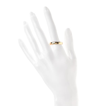 Tiffany 18K Yellow Gold 4.5mm Classic Wedding Band Ring 63 10.5 2 of 4
