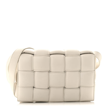 Bottega Veneta Nappa Maxi Intreccio Padded Cassette Crossbody Bag Chalk 1 of 15