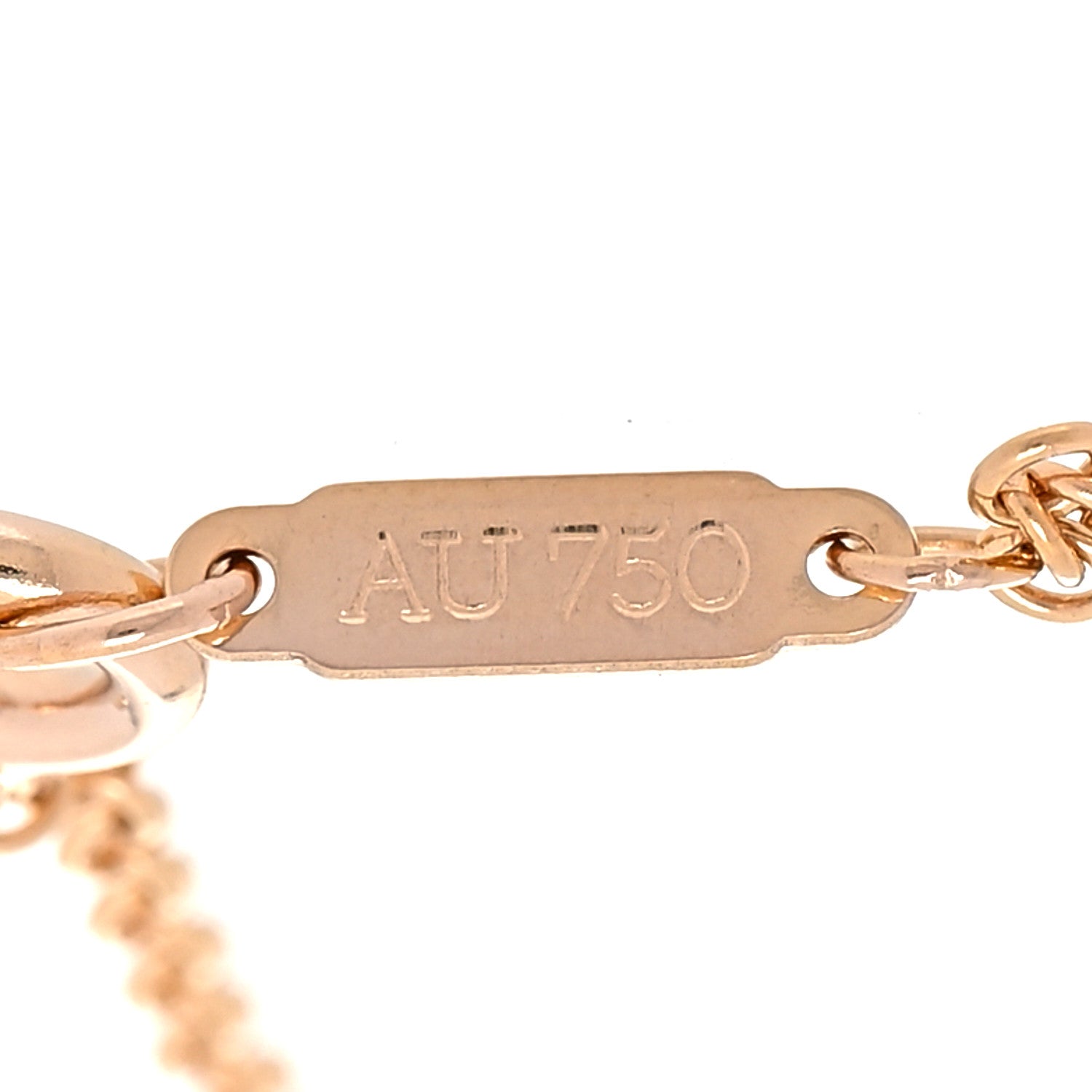 Tiffany 18K Rose Gold Diamond Atlas Bar Pierced Bracelet 4 of 6
