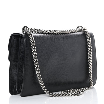 Gucci Pebbled Calfskin Small Dionysus Shoulder Bag Black 3 of 15
