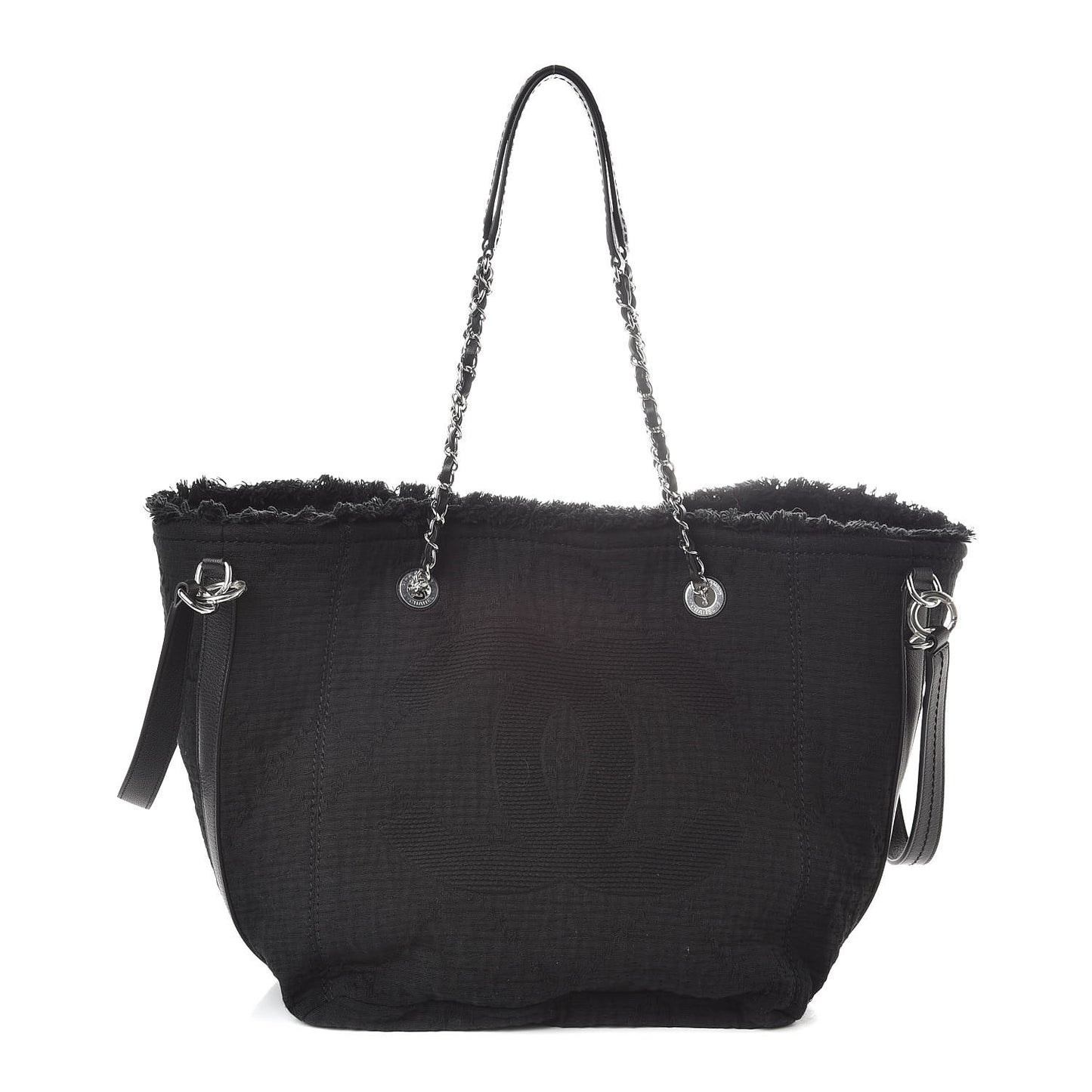 Canvas Small Double Face Tote Black