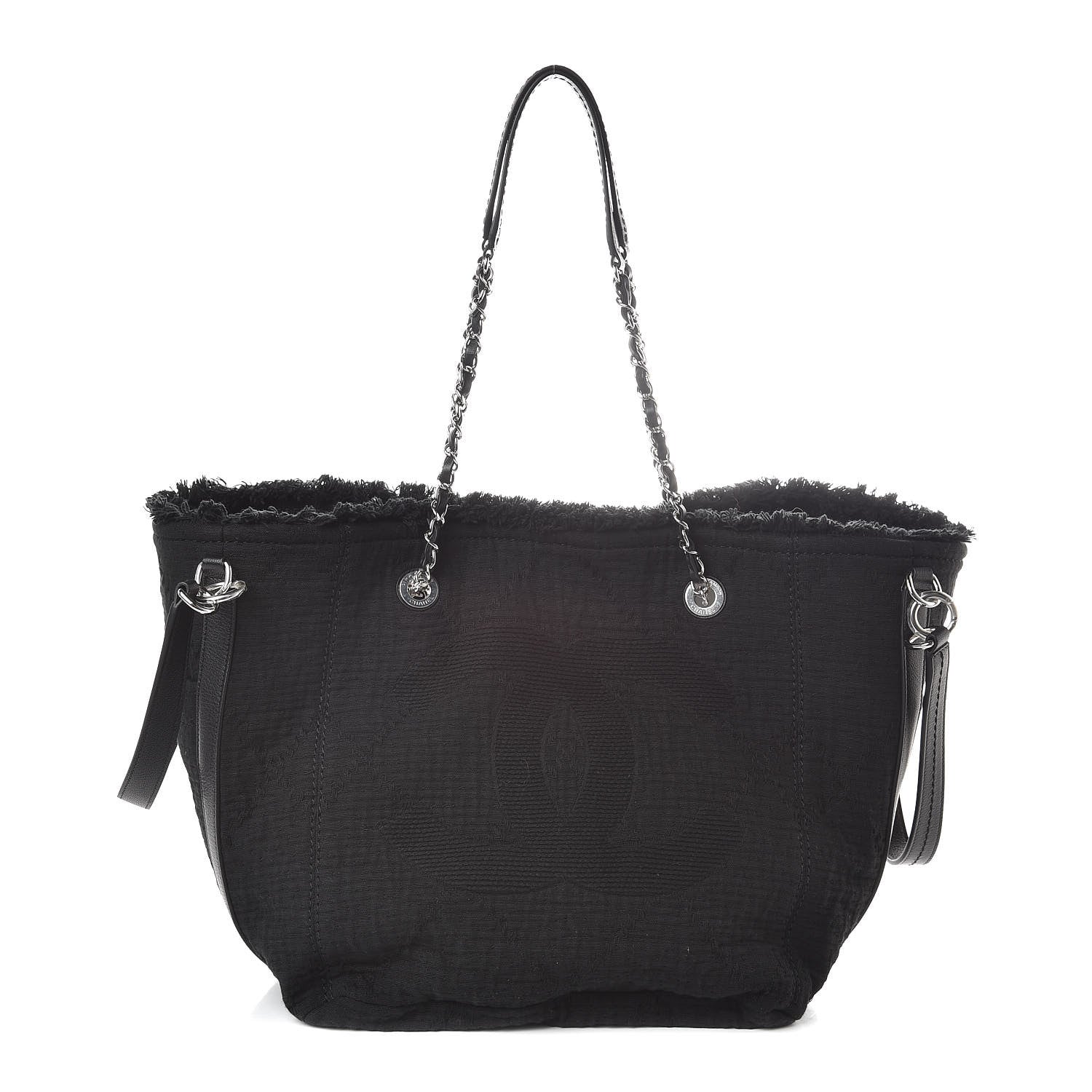 Chanel Canvas Small Double Face Tote Black 1 of 10
