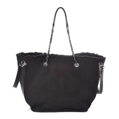 Chanel Canvas Small Double Face Tote Black 1 of 10