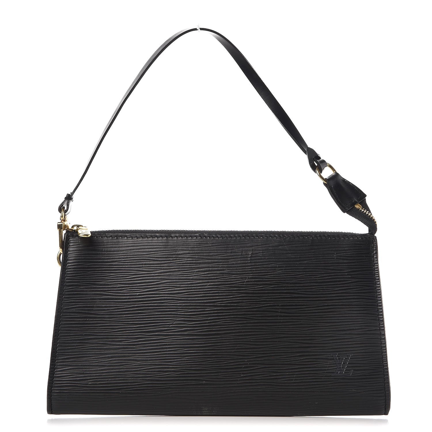 Louis Vuitton Epi Pochette Accessories 24 Black 1 of 12
