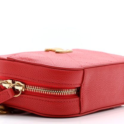 Chanel Caviar Quilted Waist Bag Red 9 of 10