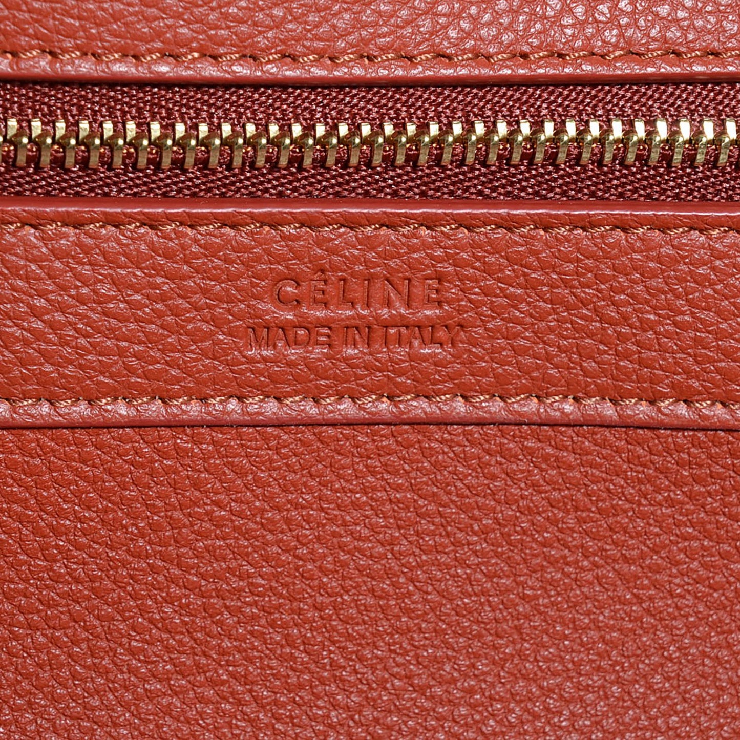 Soft Grained Calfskin Medium Cabas Phantom Brick