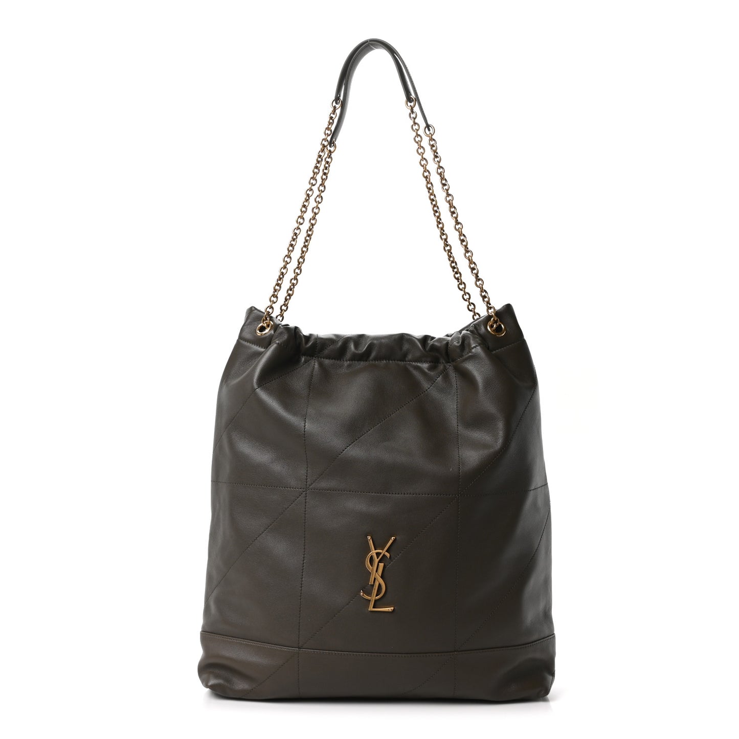 Lambskin Matelasse Monogram Large Jamie 4.3 Light Musk