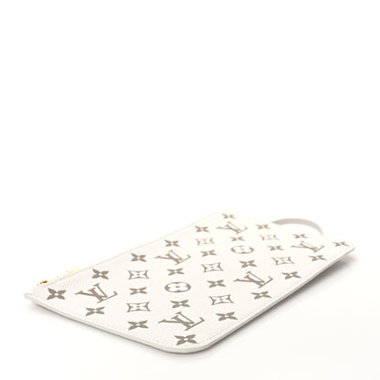 Louis Vuitton Empreinte Monogram Spring In The City Neverfull Pochette MM Kaki Beige Cream 4 of 6