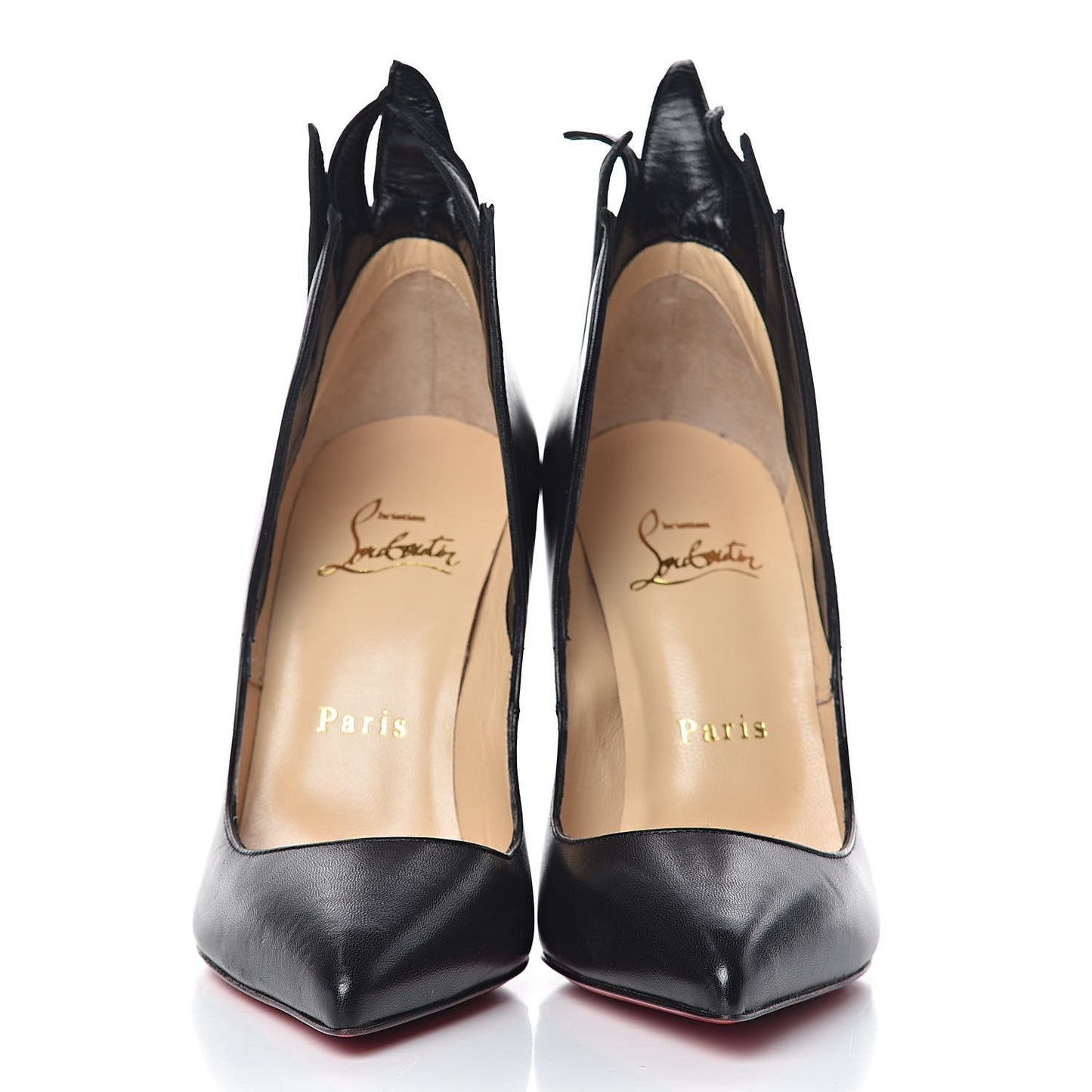 Shiny Nappa Victorina 100 Pumps 35.5 Black