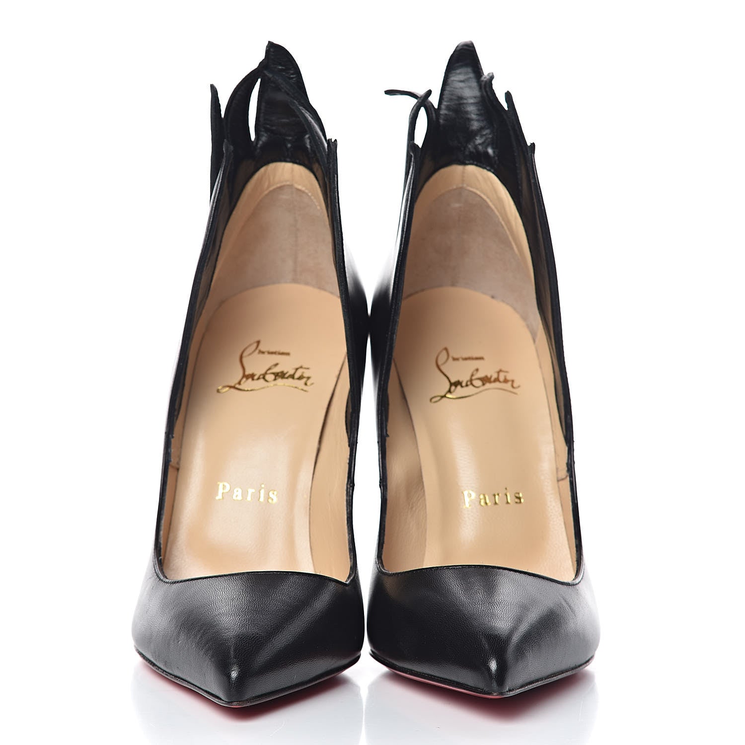 Christian Louboutin Shiny Nappa Victorina 100 Pumps 35.5 Black 2 of 14