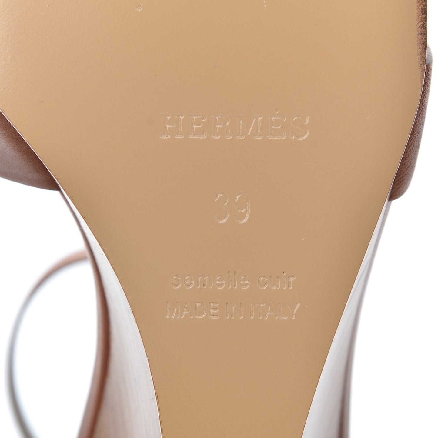 Calfskin Legend Wedge Sandals 39 Gold