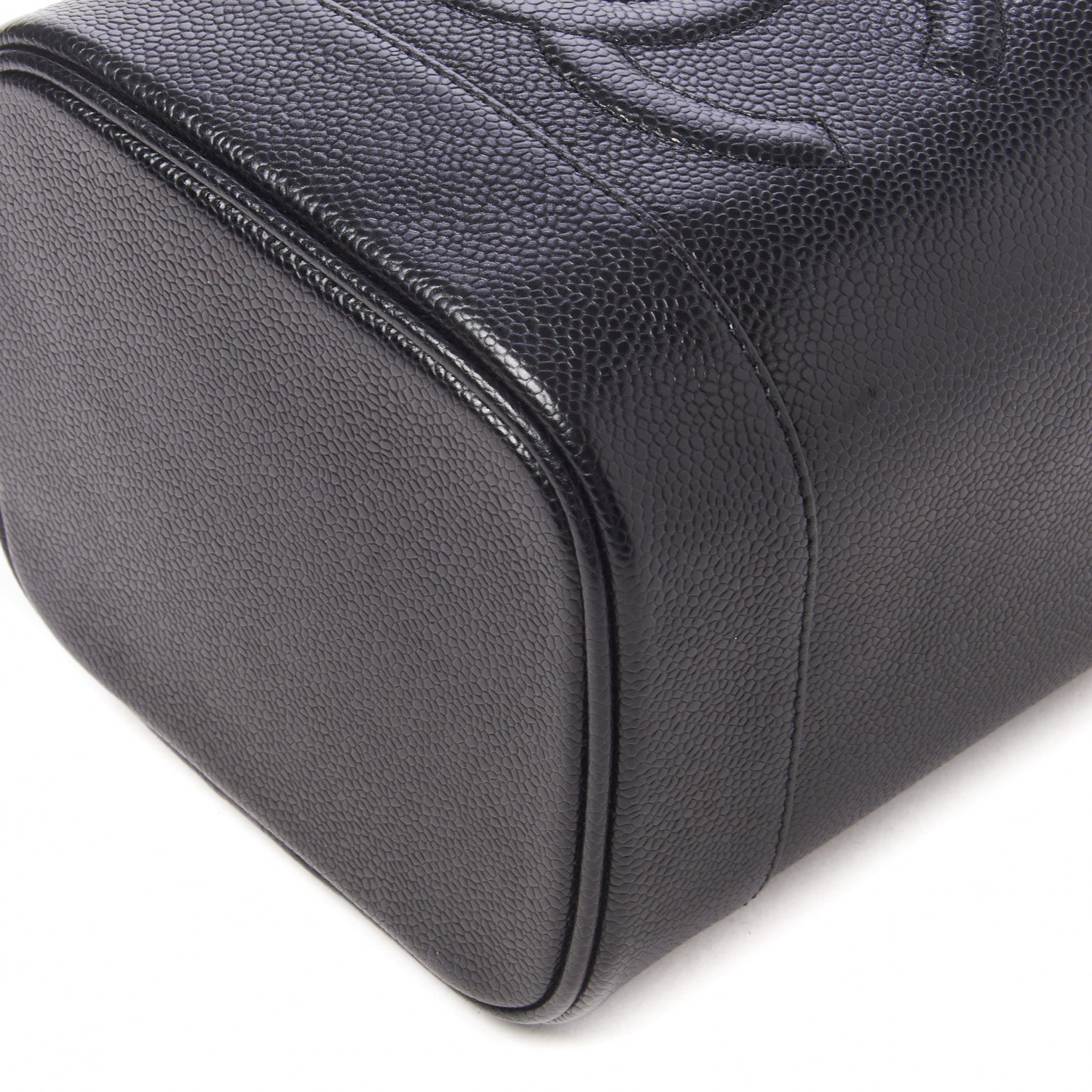 Chanel Caviar Vanity Cosmetic Case Black 4 of 9